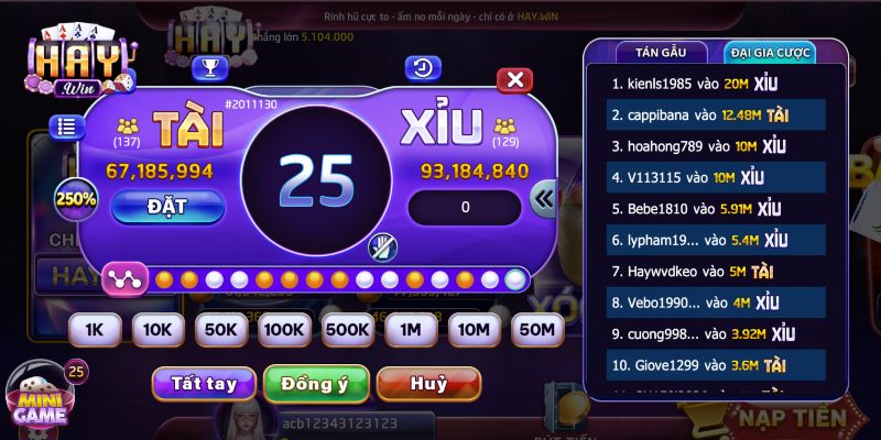 Link Tải Tài Xỉu HAYWIN - Trải Nghiệm Game Xúc Xắc Uy Tín